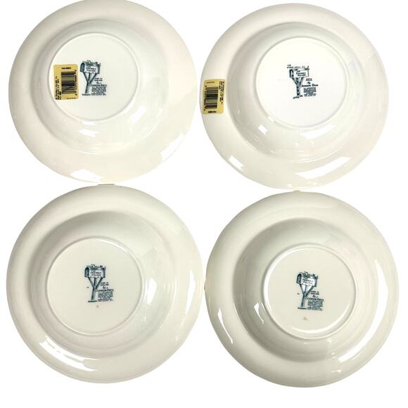 Johnson Bros Friendly Village England Vintage Stone Wall Rim Soup Bowls-Set of 4 - Picture 5 of 7